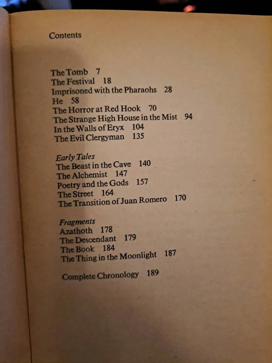 1974 HP Lovecraft The Tomb and Other Tales - Image 4