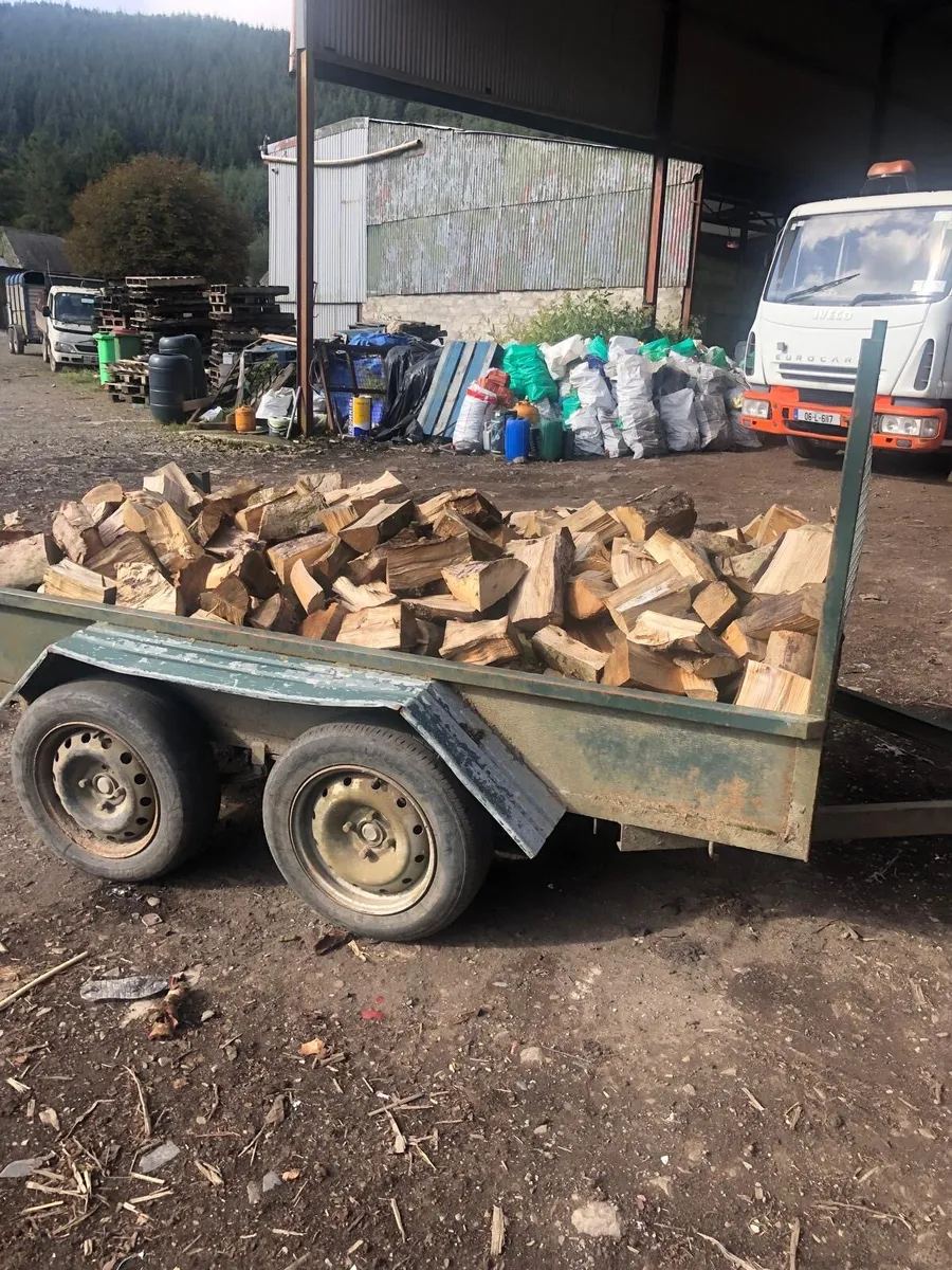 Trailers of firewood