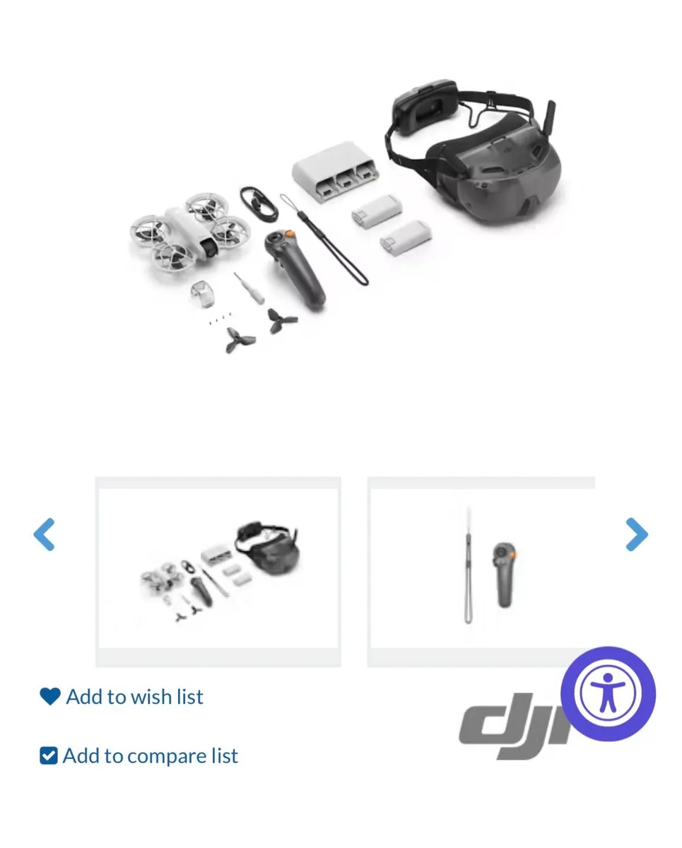DJI Neo motion fly 2 combo kit