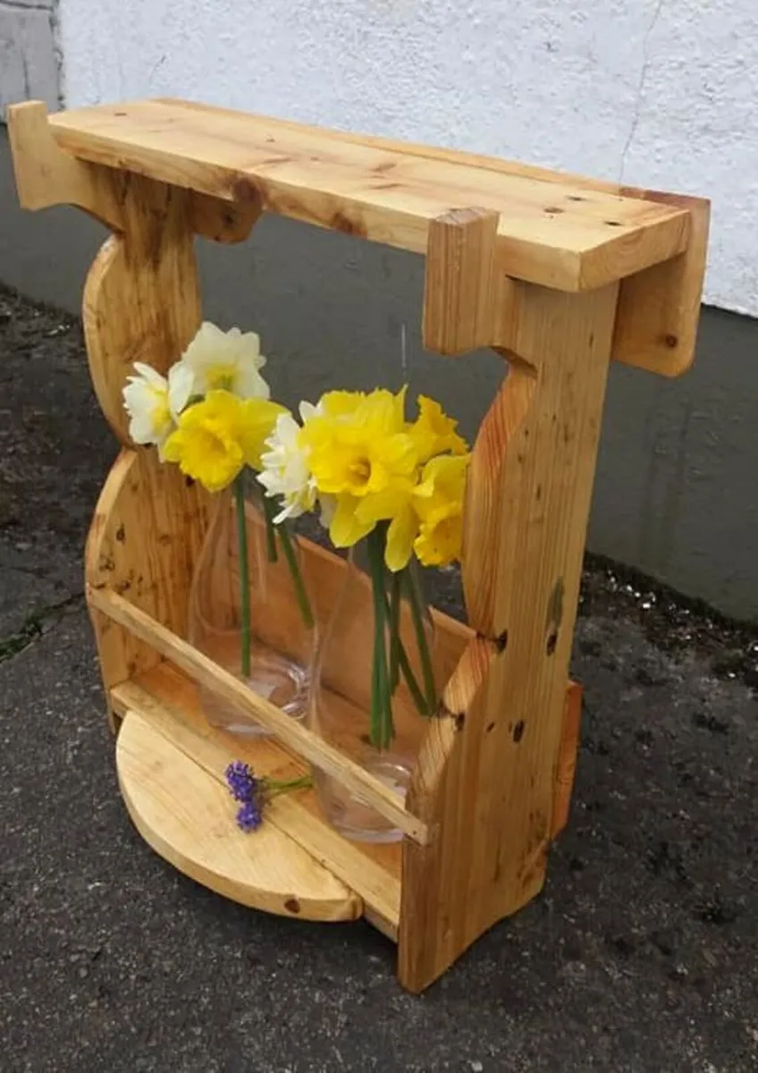 Rustic wall / standalone flower vases - Image 1
