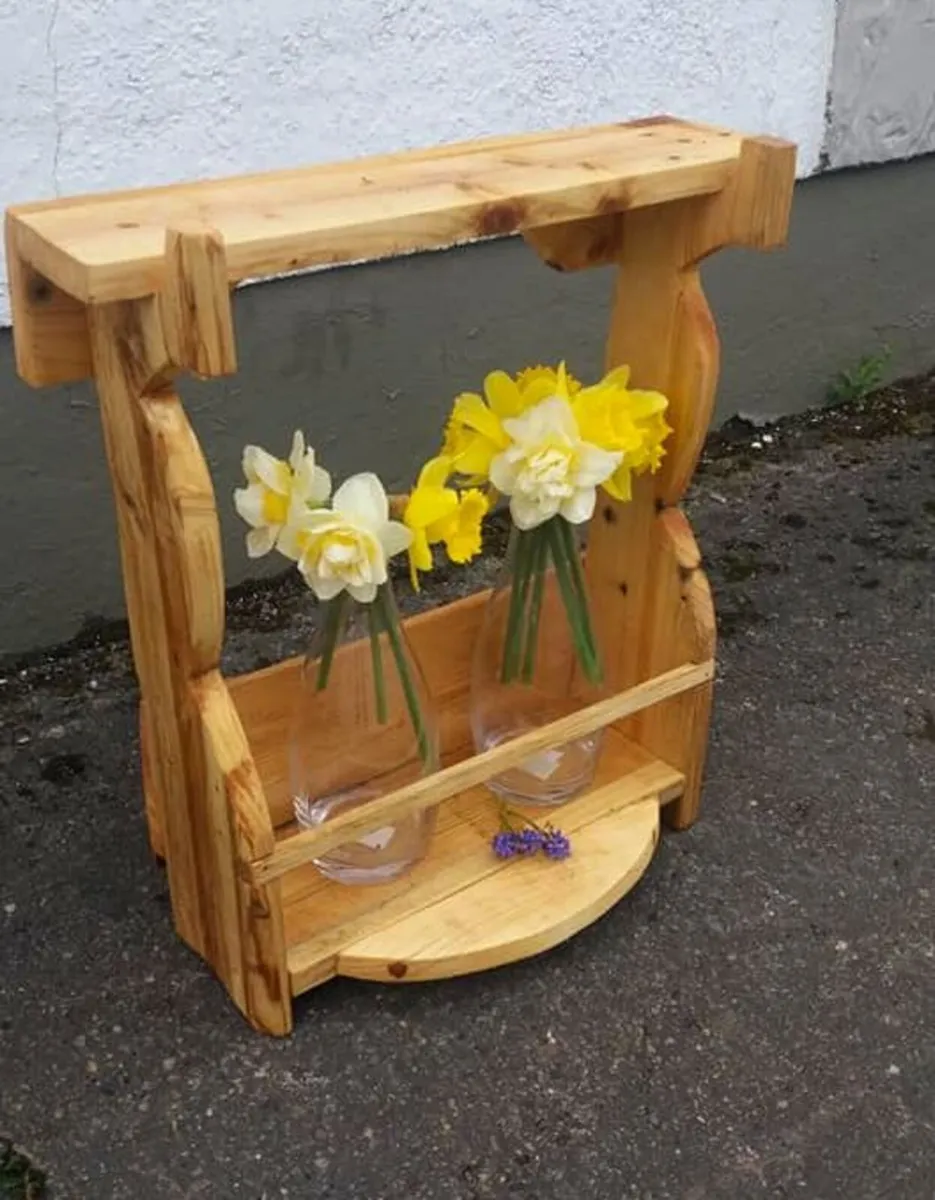 Rustic wall / standalone flower vases - Image 3