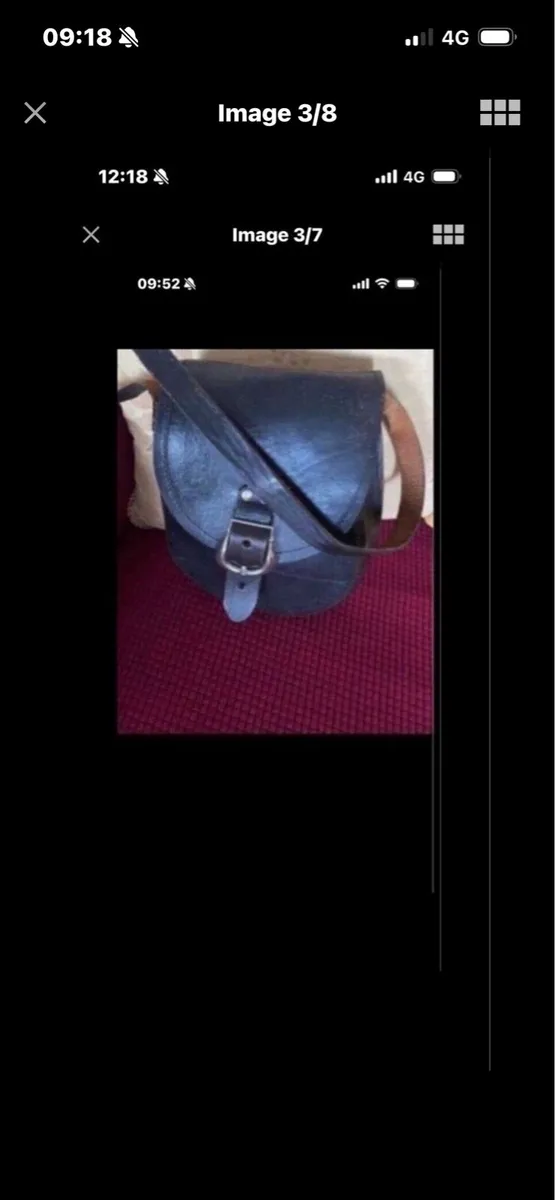 Vintage Army Ammo Leather Shoulder Bag - Image 3