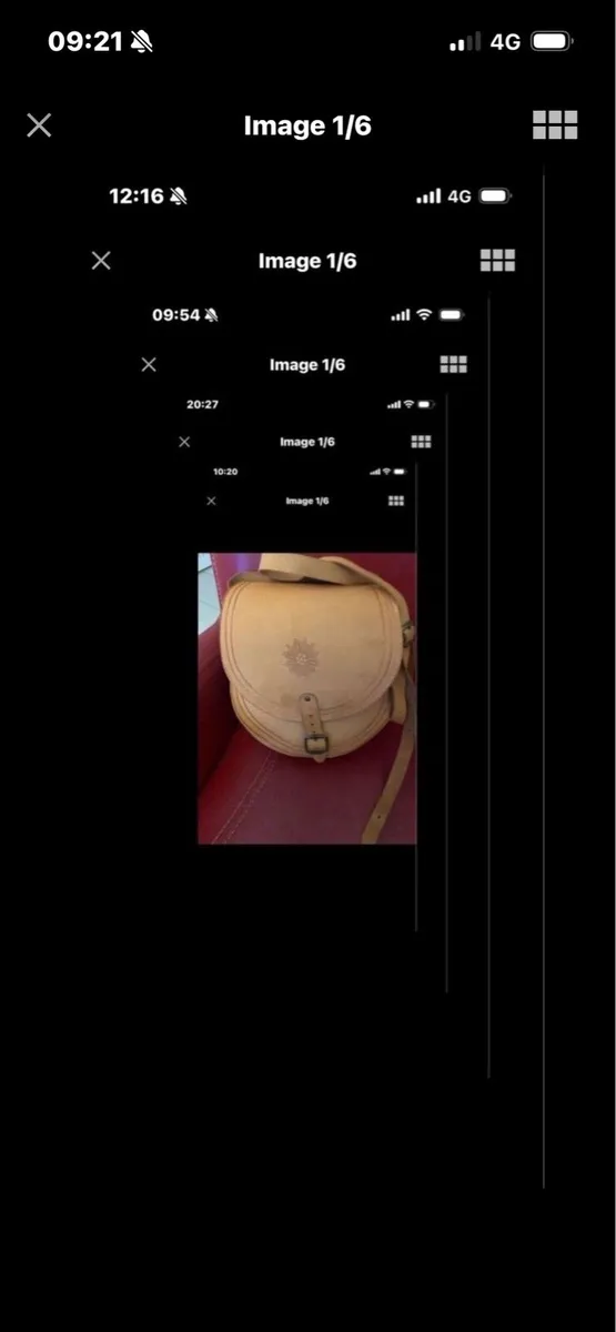 Leather Shoulder Bag - Image 1
