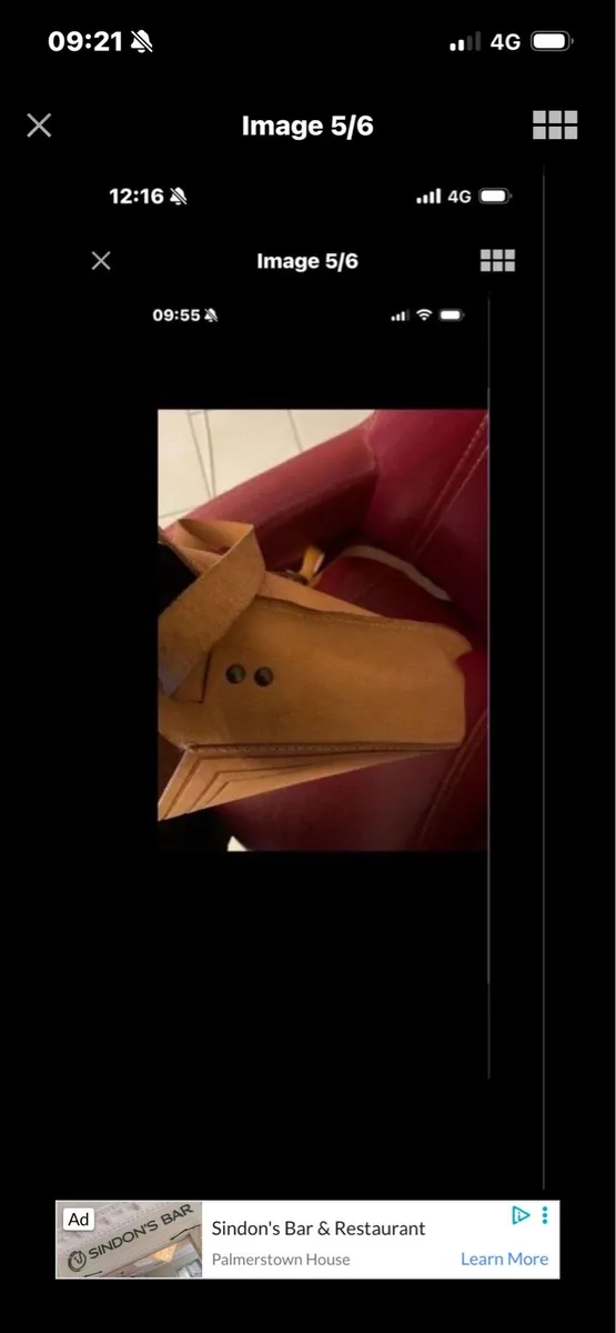 Leather Shoulder Bag - Image 4