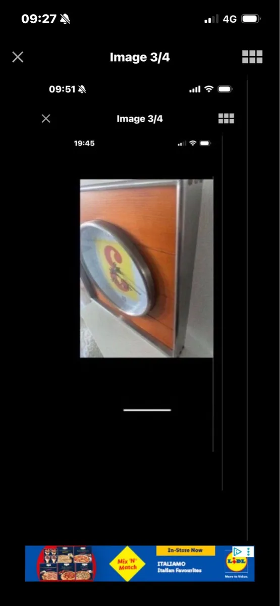 Rare J& B Scotch Whisky Bar Clock - Image 2