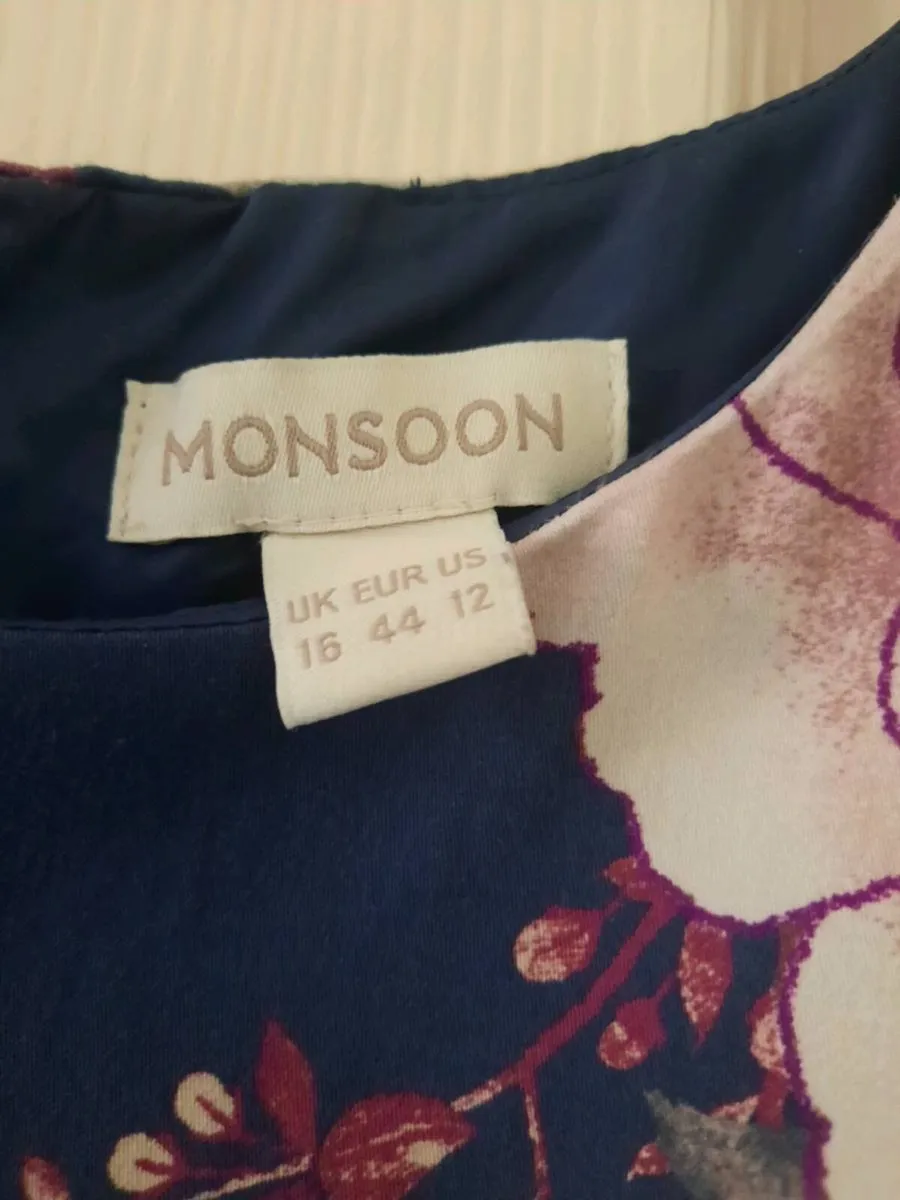 Monsoon Navy Dress - Image 3