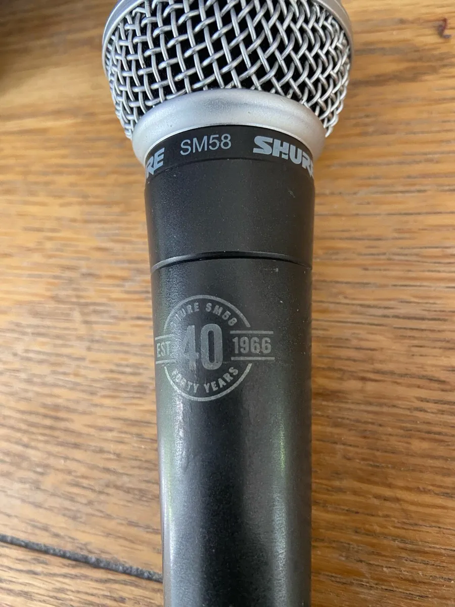 Shure sm58 40th  Anniversary Made in Mexico - Image 3
