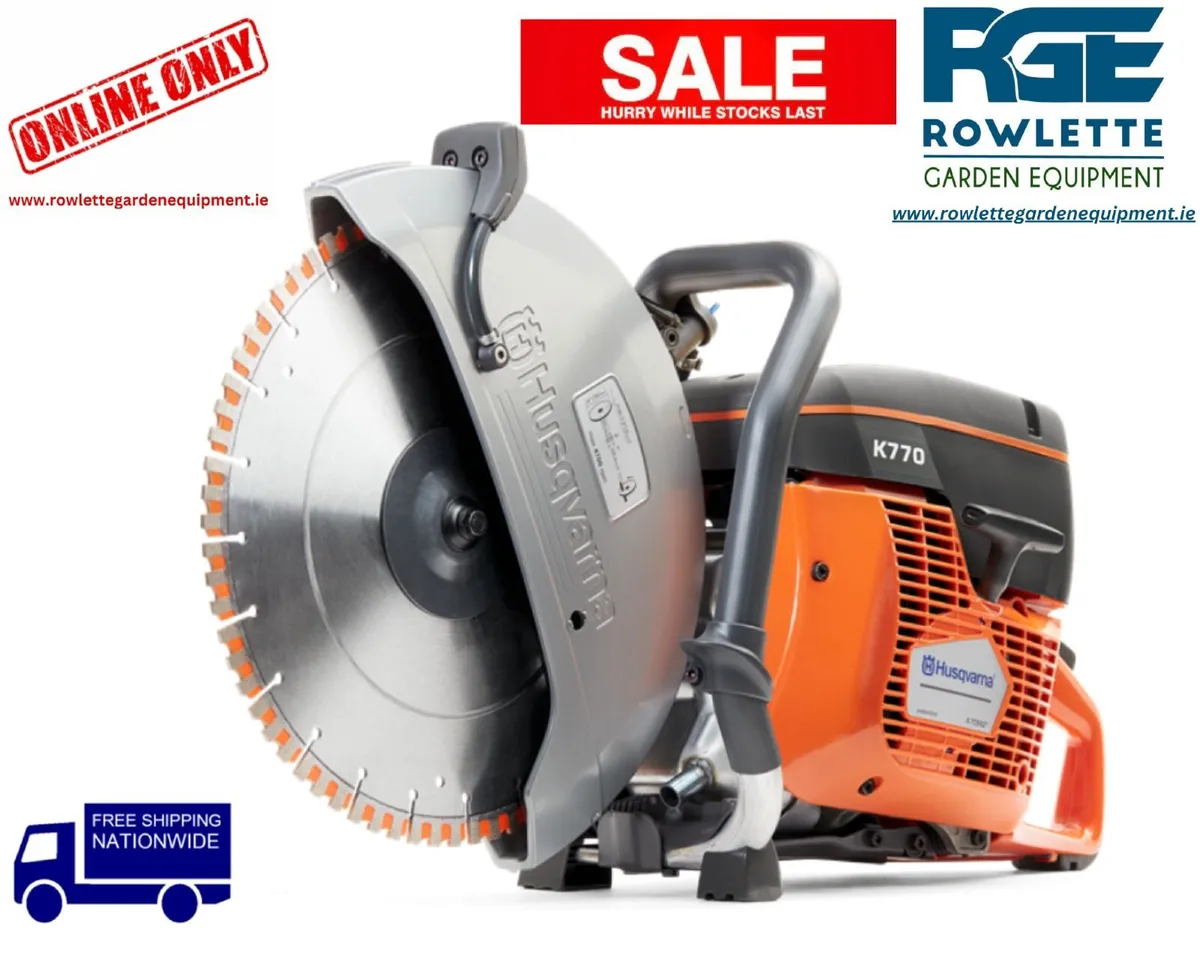 Husqvarna K 770 Power Cutter 12" Blade + free 12" - Image 1