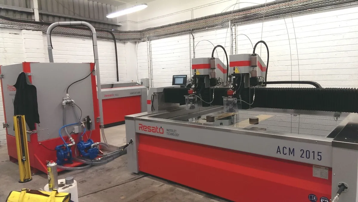 Used RESATO Twin Cutting Head Waterjet - Image 2
