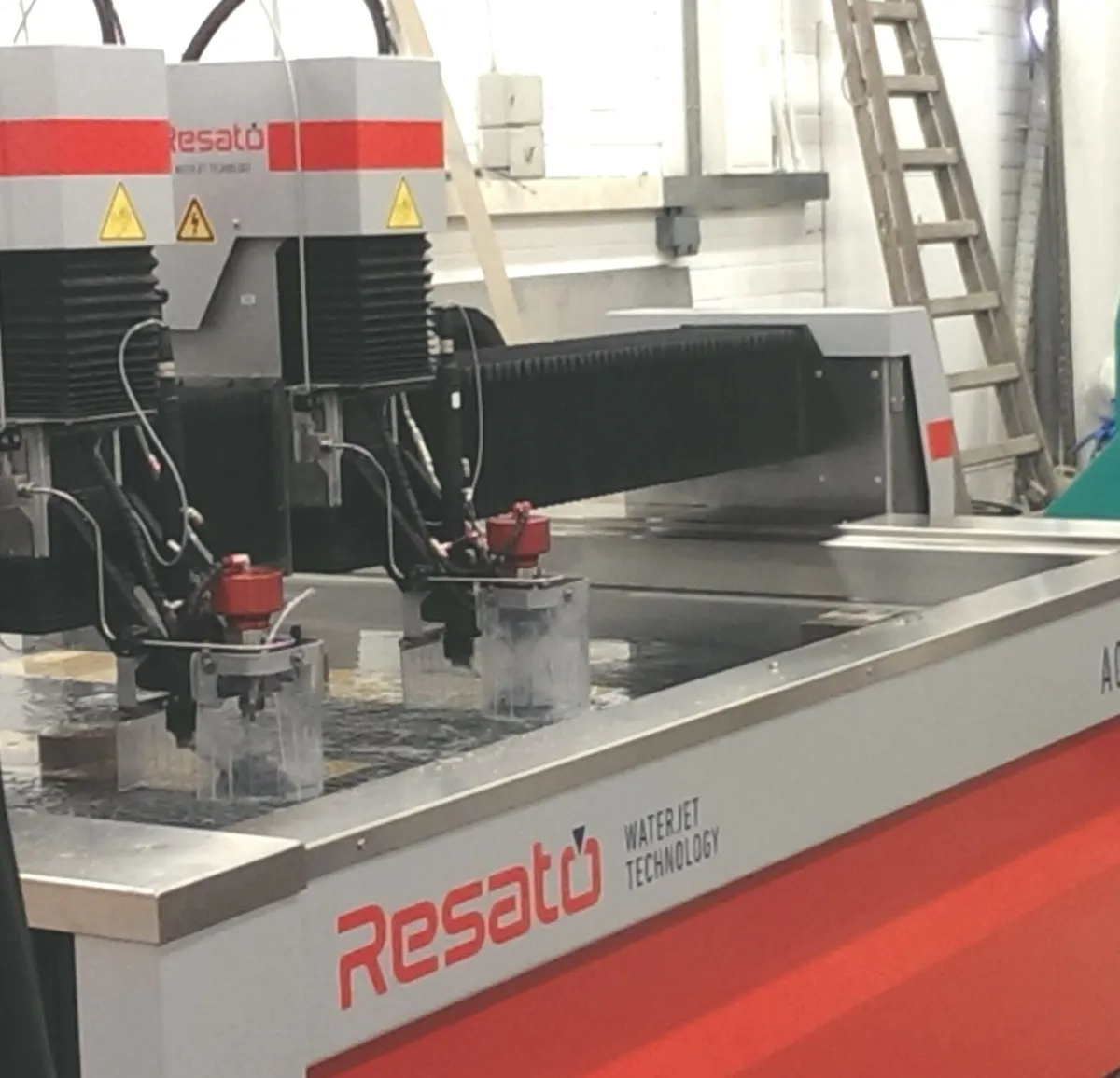 Used RESATO Twin Cutting Head Waterjet - Image 4