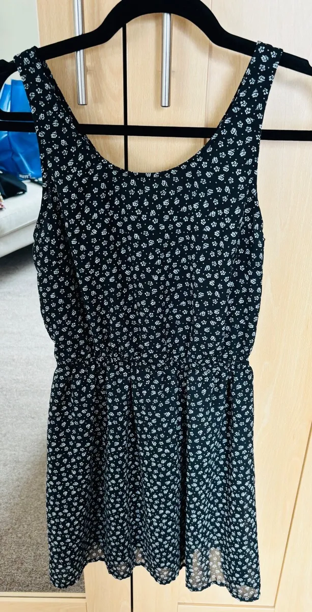 Black Summer Dress Short - Image 1
