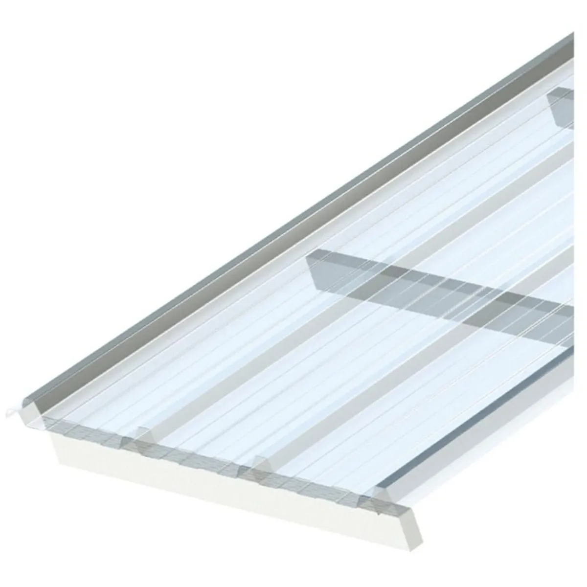 25mm Double Skin Clearlight Sheets – 8m Lengths - Image 4