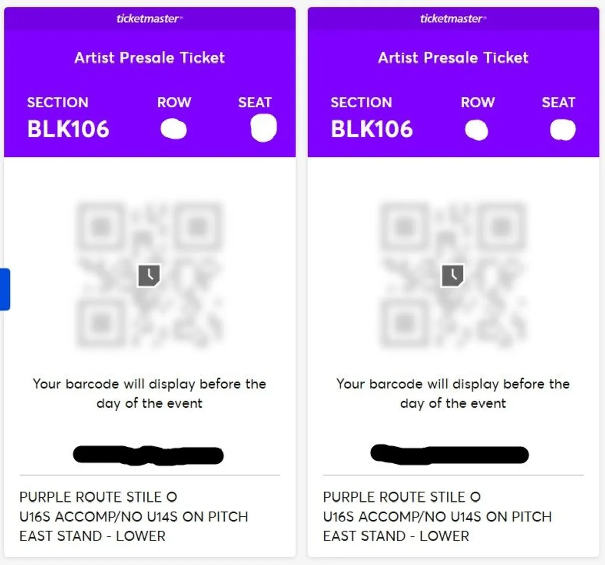 Dermot Kennedy x2 tickets Sat 11/July