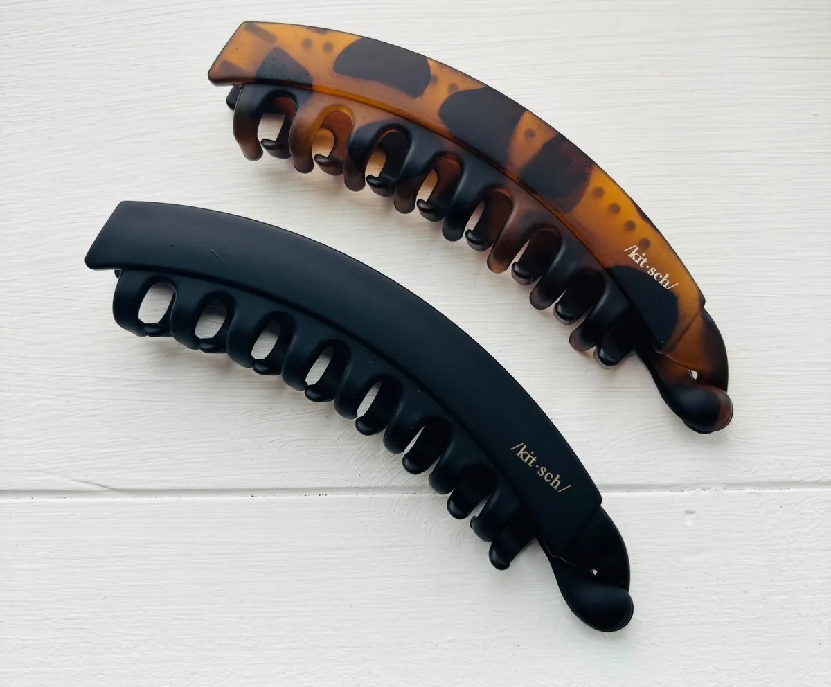 Banana hair clips kitsch brand new - Image 1