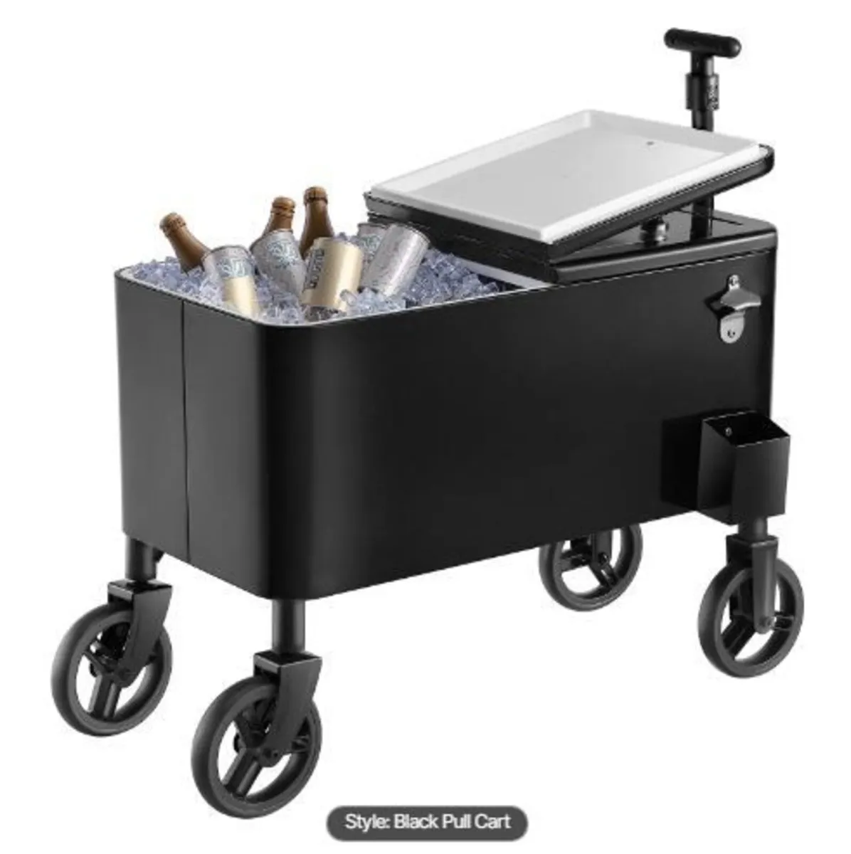 75.71 L Rolling Ice Chest Cart - Image 4