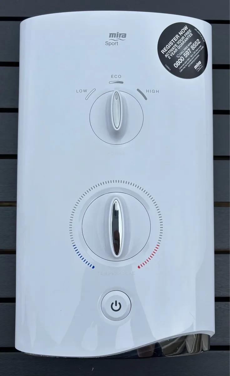 Mira sport 9.8kw electric shower - Image 1