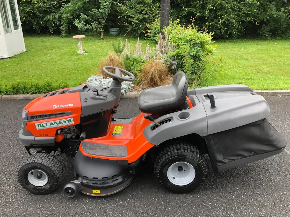 Husqvarna TC138 Ride on lawnmower - Image 1