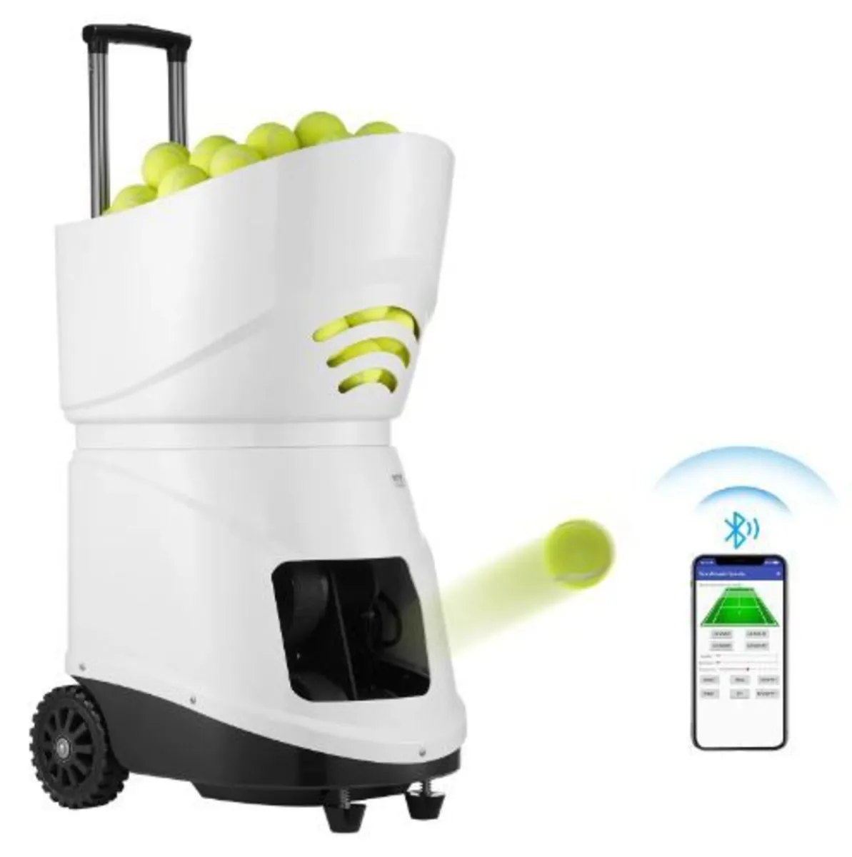 Tennis Ball Machine, Automatic Portable Tennis Ba - Image 4