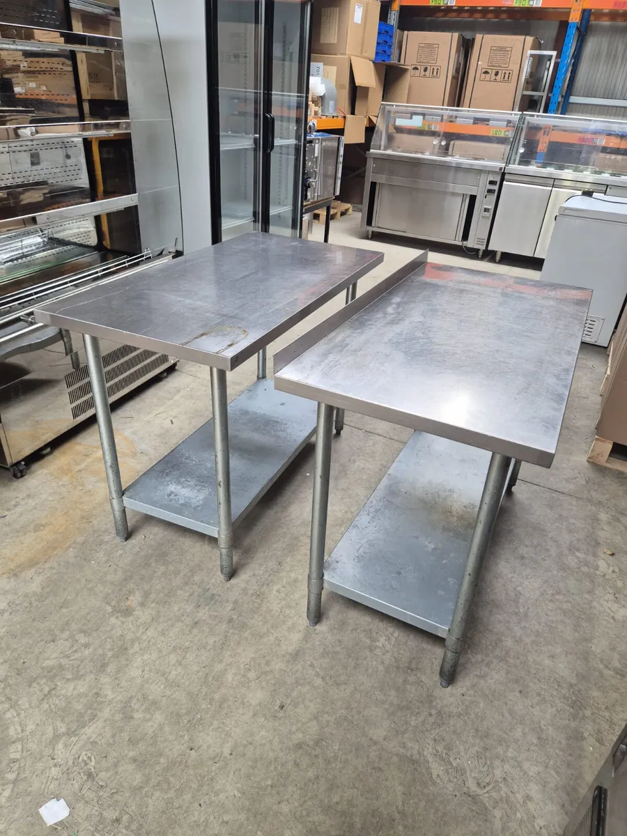 Used S/S Tables 1200mm - Image 2