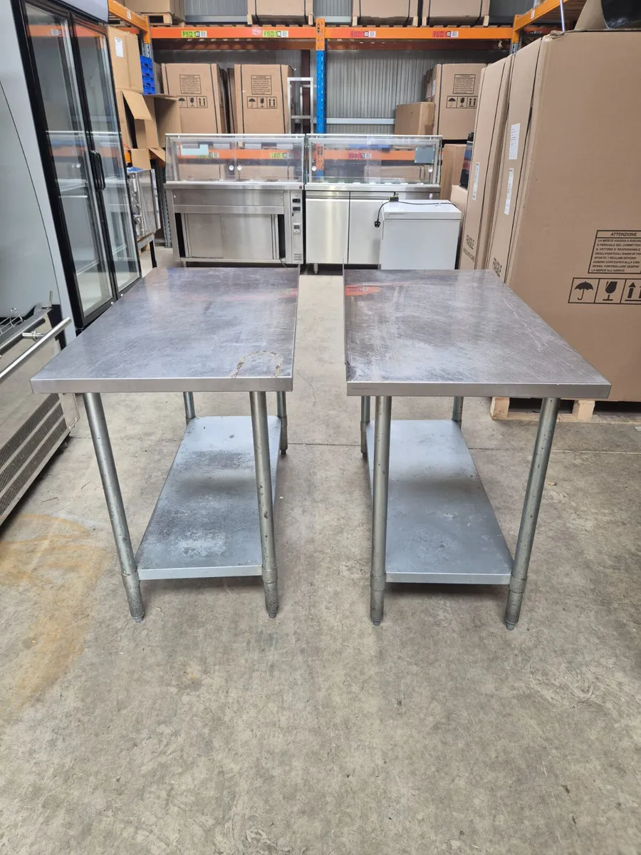 Used S/S Tables 1200mm - Image 1