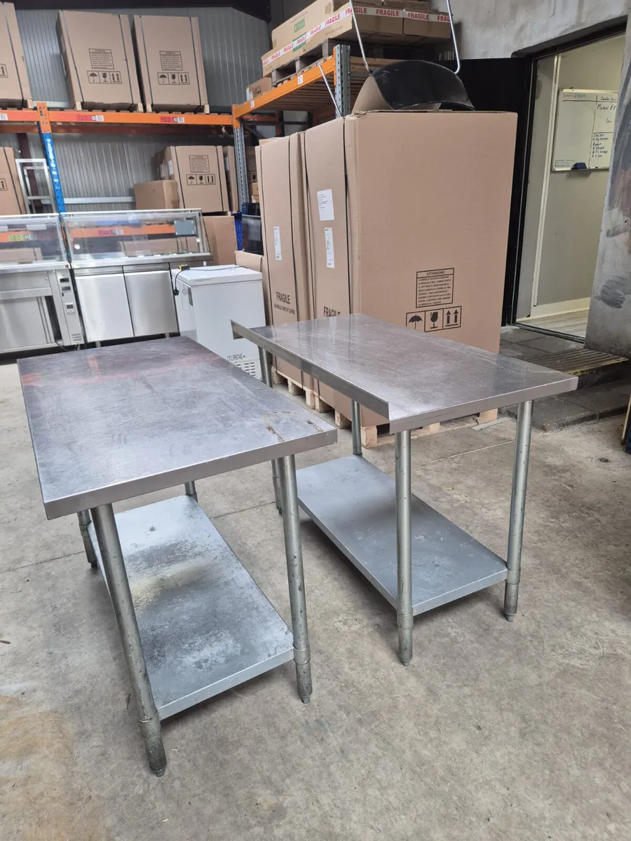 Used S/S Tables 1200mm - Image 3