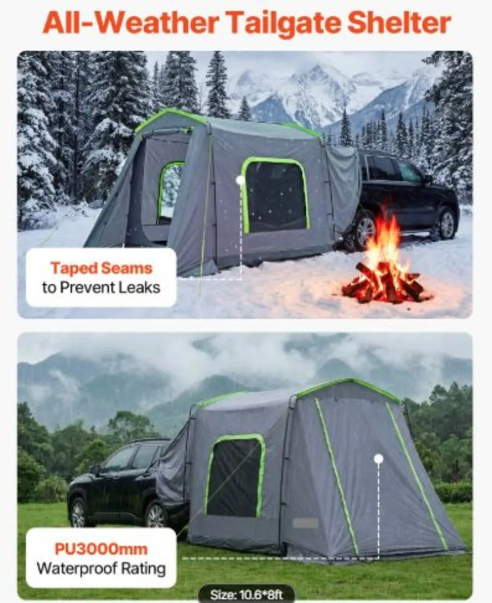 Large SUV Tent for 5–9 Person, 3.23 x 2.44m - Image 4
