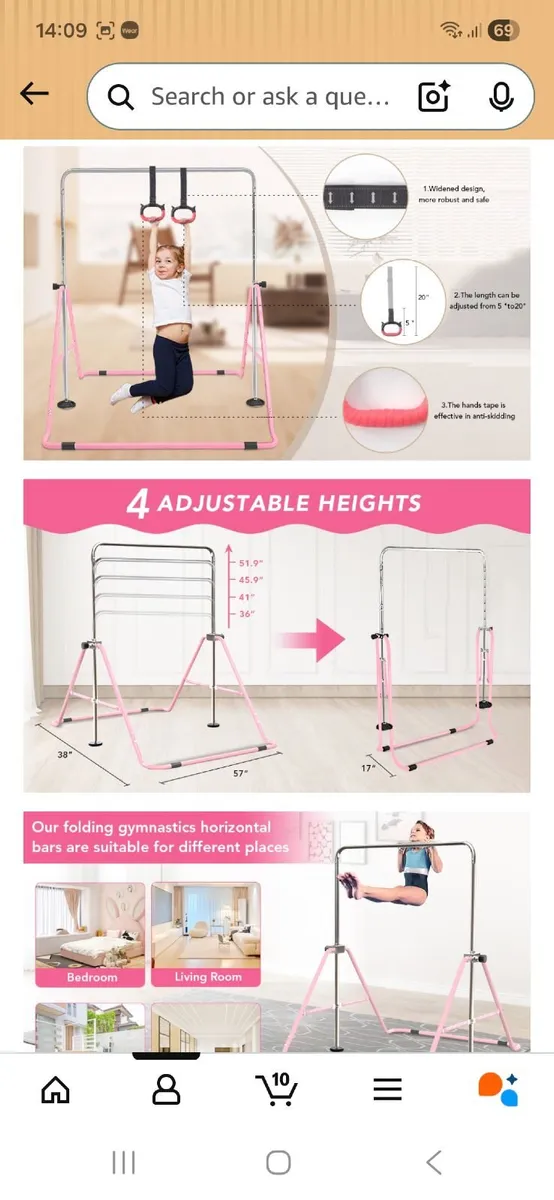 Gymnastics bar - Image 2