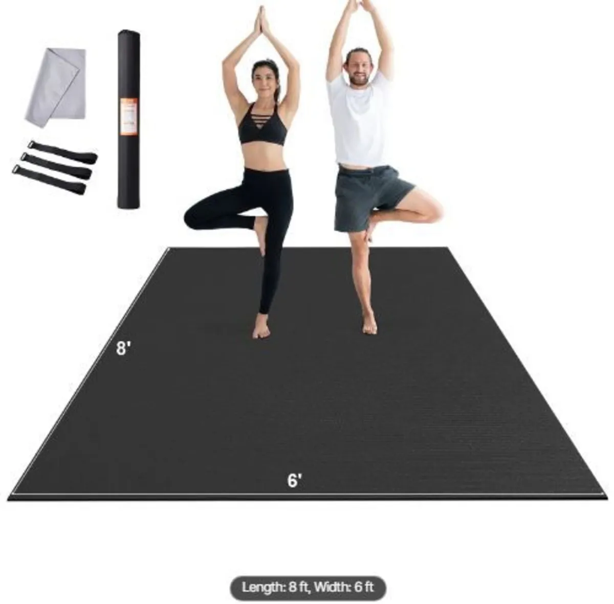 Exercise Mat Non Slip Yoga Mat Gym Fitness - Image 2