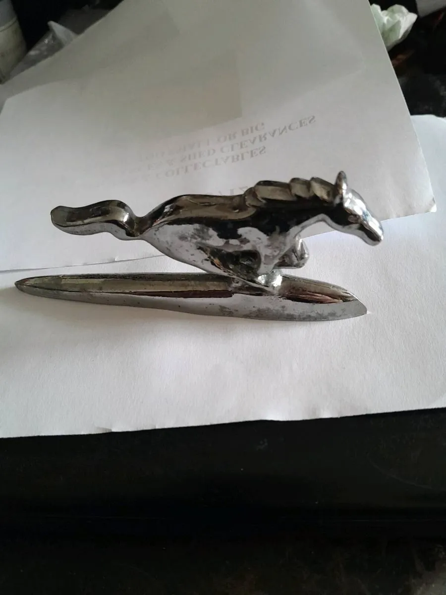Old chrome car mascot - Image 2