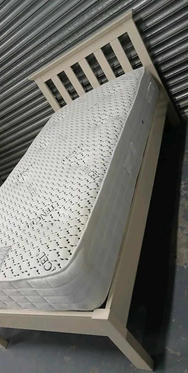 3ft Cream single bedframe - Image 3