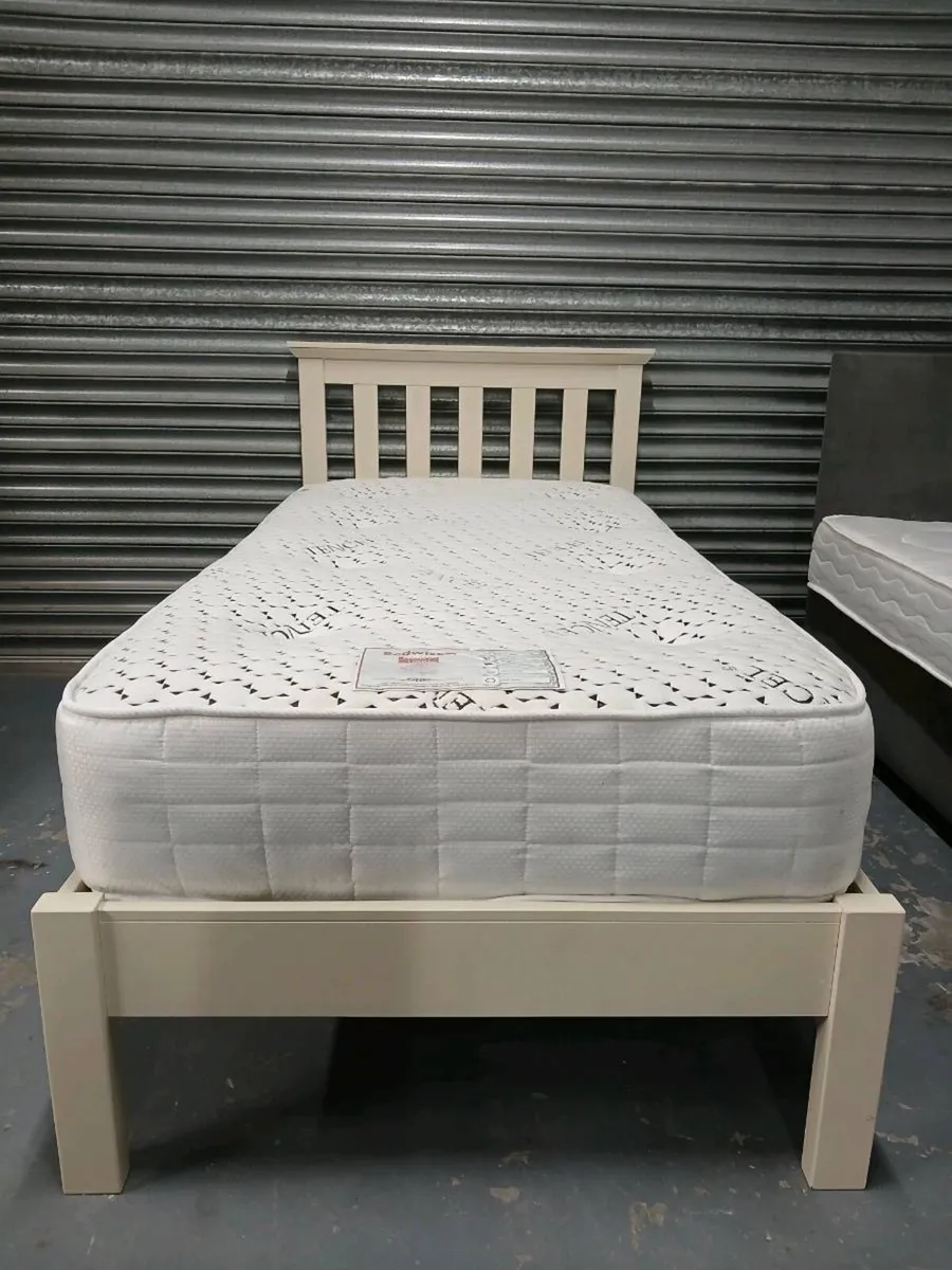 3ft Cream single bedframe - Image 2