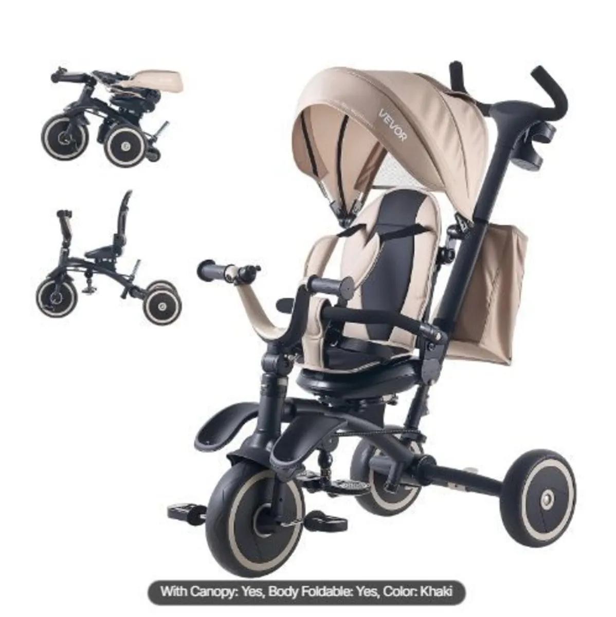 Toddler Tricycle & Stroller for 18 Months to 5 Ye - Image 2