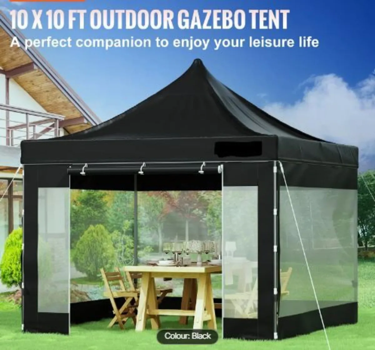 304.8 x 304.8 cm Pop Up Canopy Tent, - Image 2