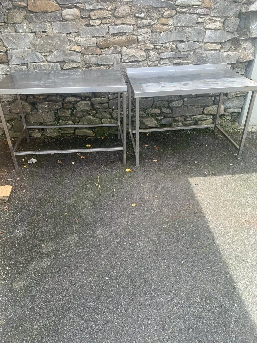 Stainless steel work benches
