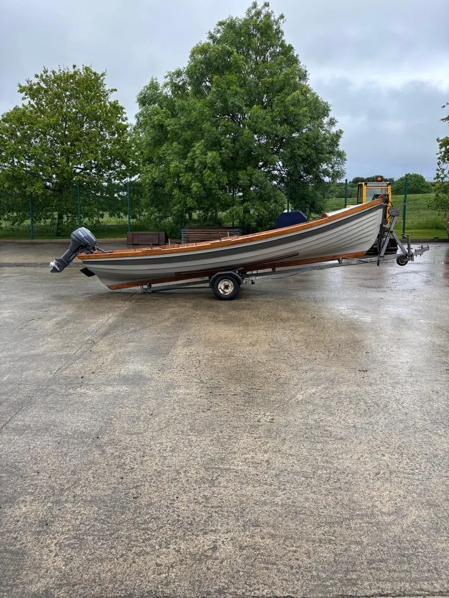 19ft Sheelin Lake Boat, Yamaha Engine & Trailer - Image 1