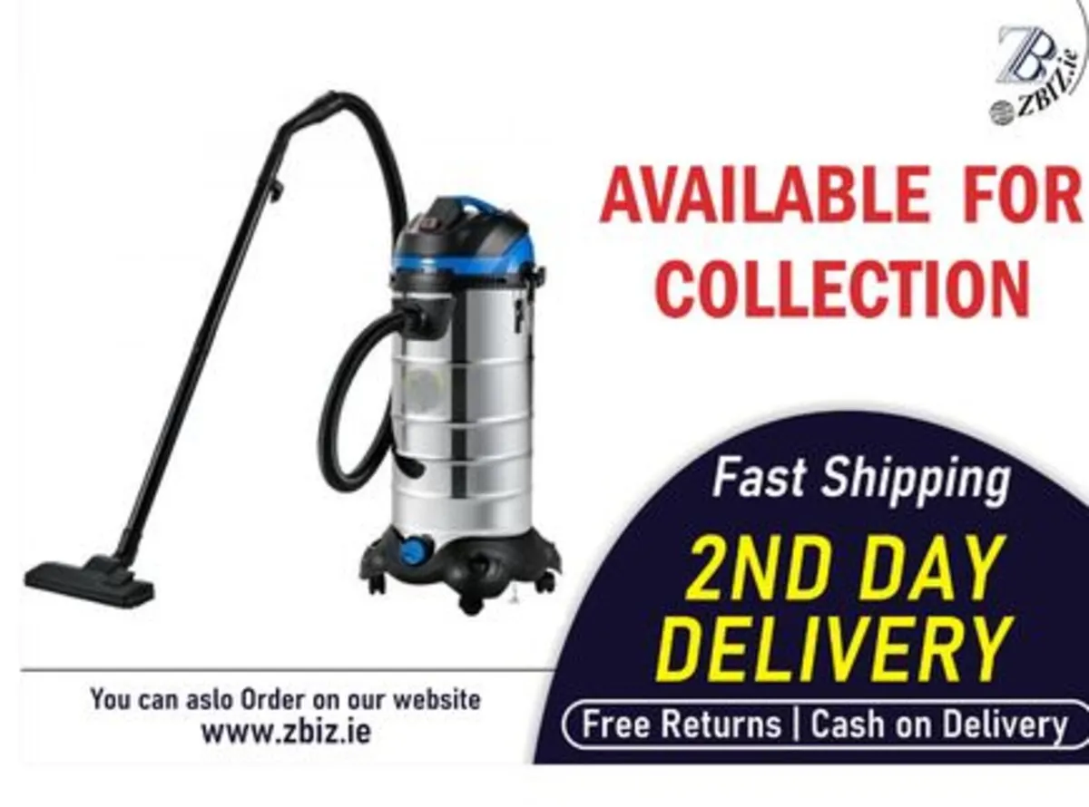 Wet Dry Dust Extractor Vacuum Industrial 40L - Image 1