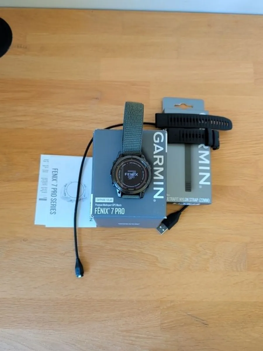 Garmin Fenix 7 Pro Solar Sapphire - Image 1