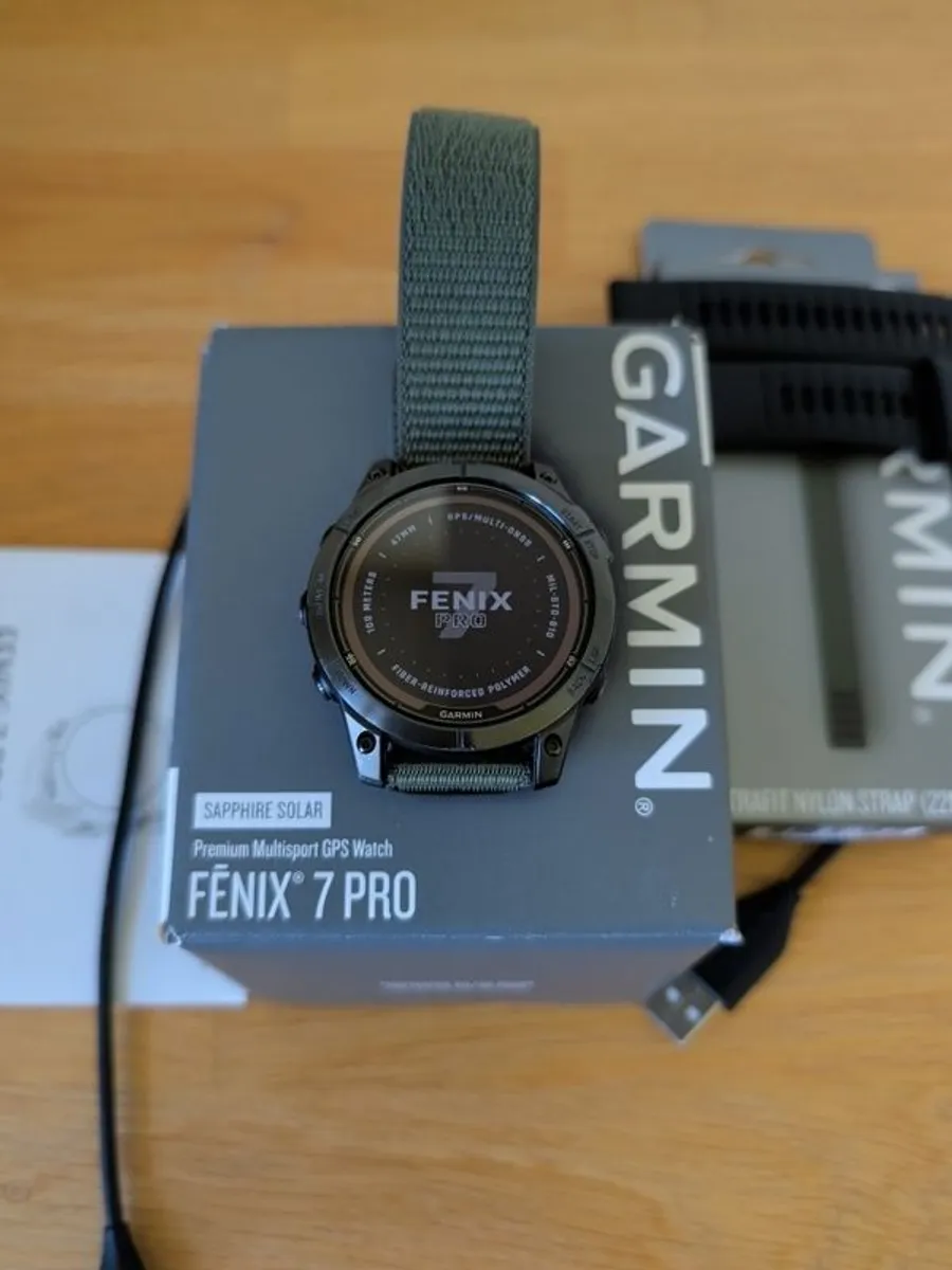 Garmin Fenix 7 Pro Solar Sapphire - Image 3