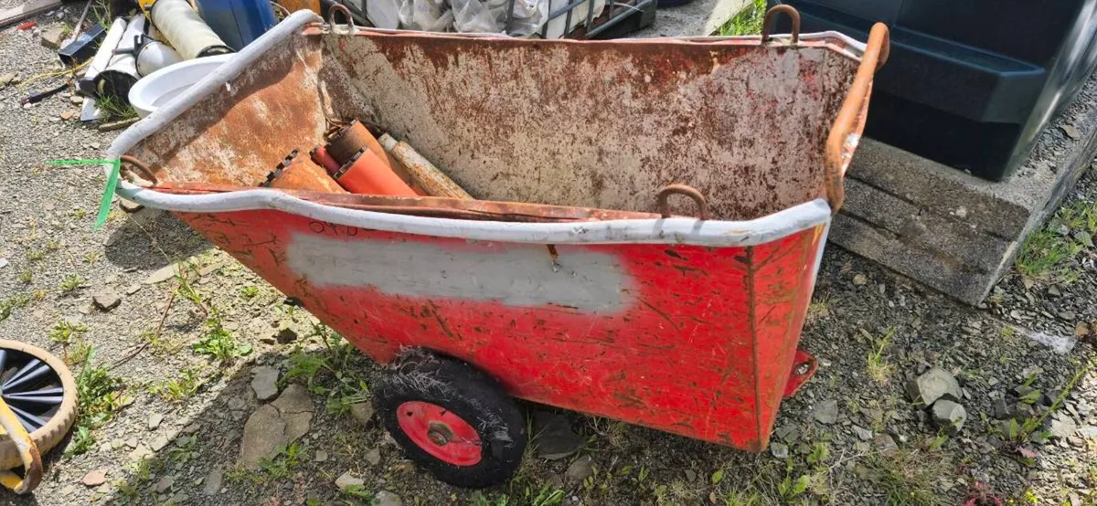 Rubble Barrow Cart Steel - Image 3