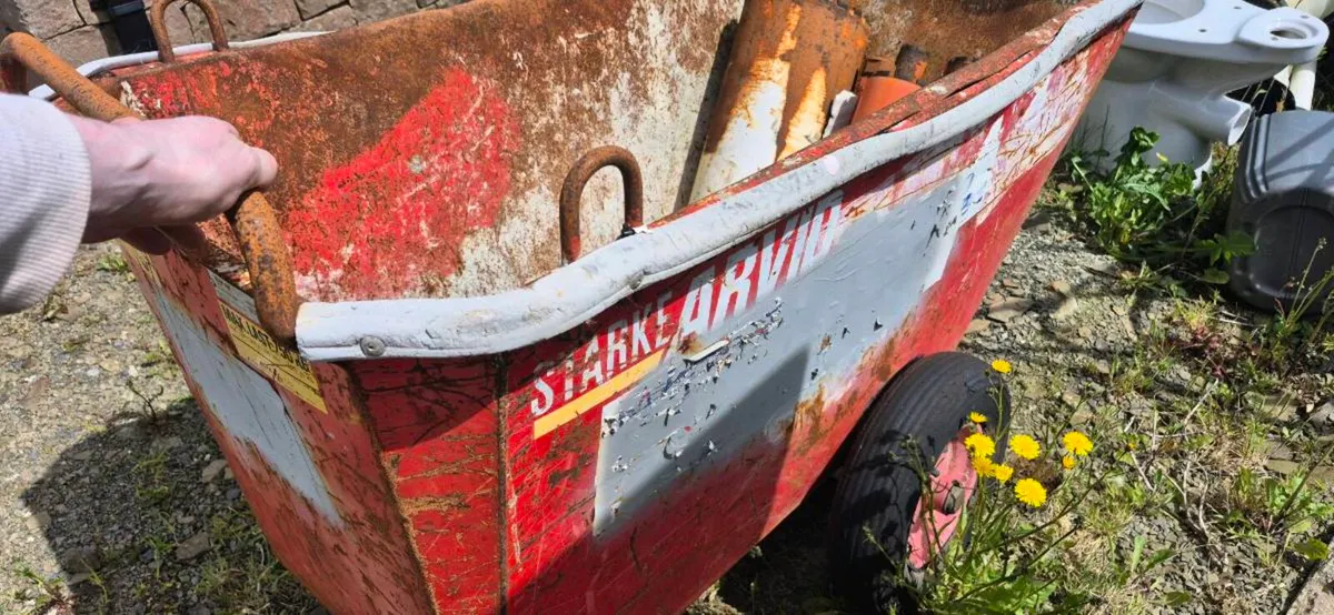 Rubble Barrow Cart Steel - Image 4