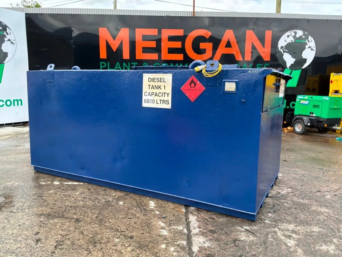 6800 LITRE BUNDED DIESEL STORAGE TANK....1092t. - Image 1