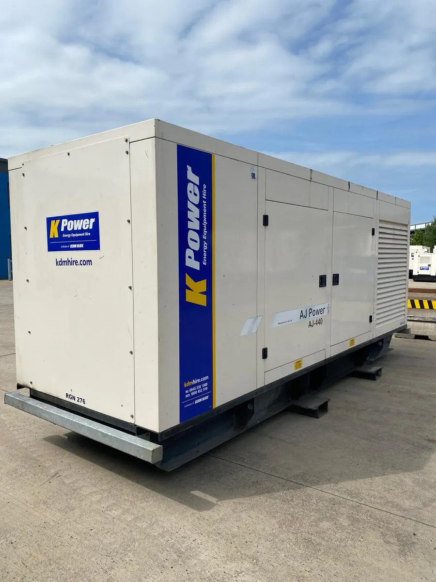 2019 AJ POWER AJ440S 400KVA 3PHASE SILENCED GENERA - Image 3