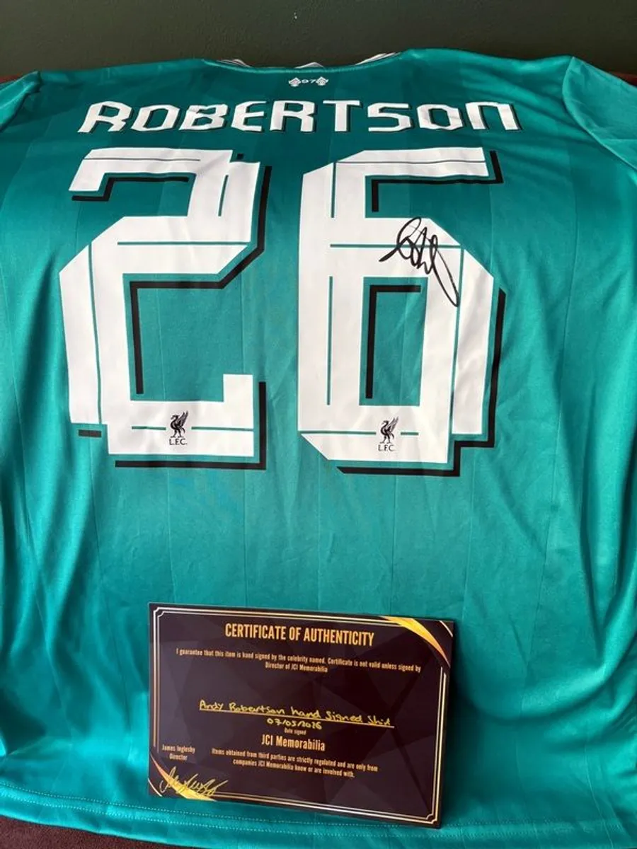 Andy Robertson signed Liverpool jersey - Image 3