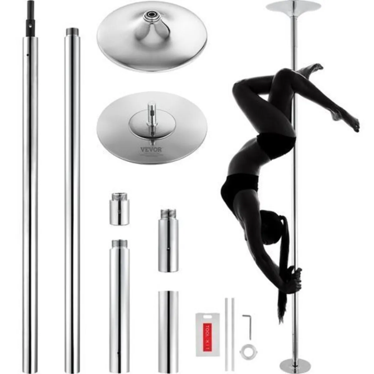 Professional Dance Pole  Adjustable 2163–2700mm - Image 2