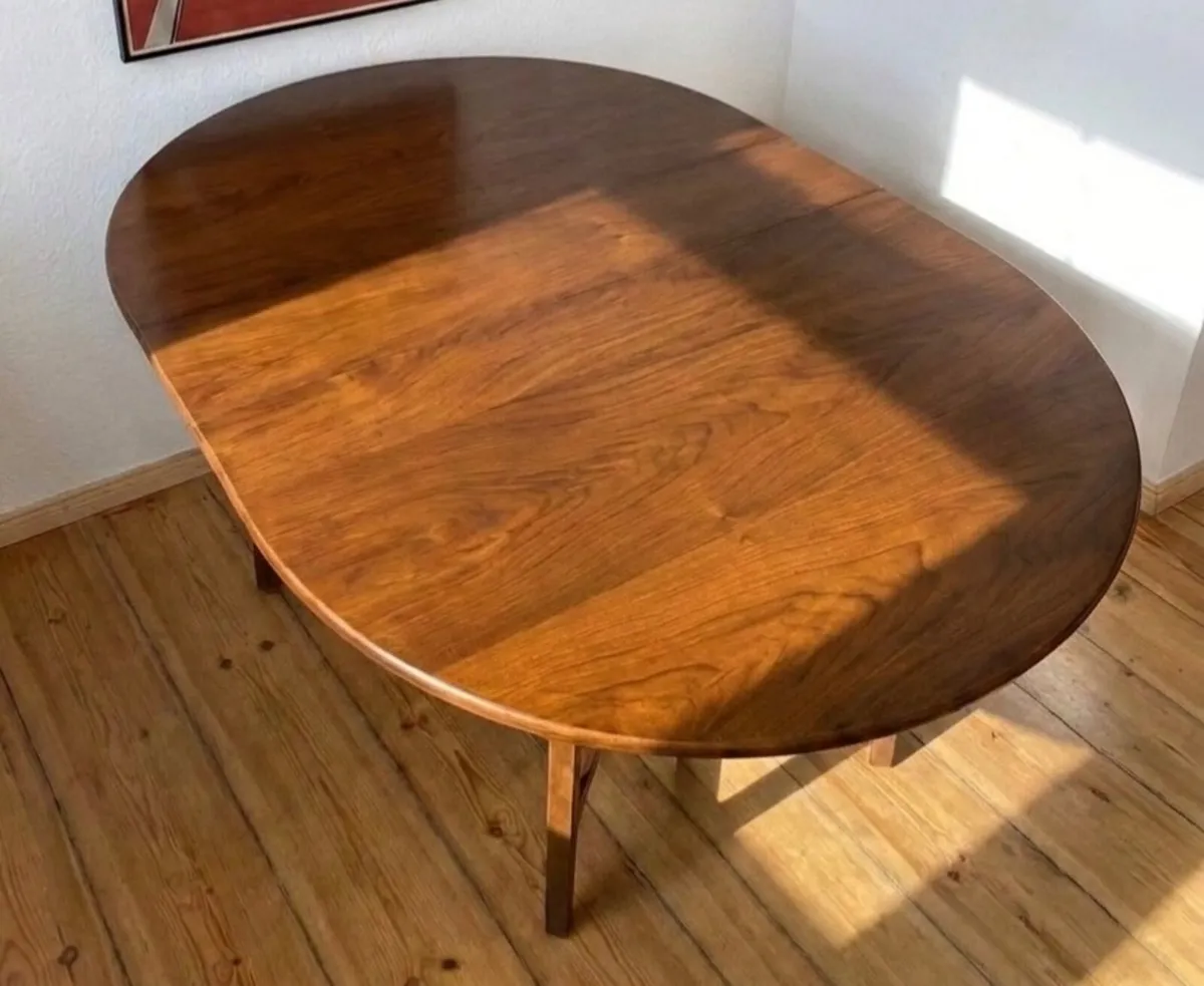 G Plan Teak Gateleg Dining Table & 3 Chairs - Image 3