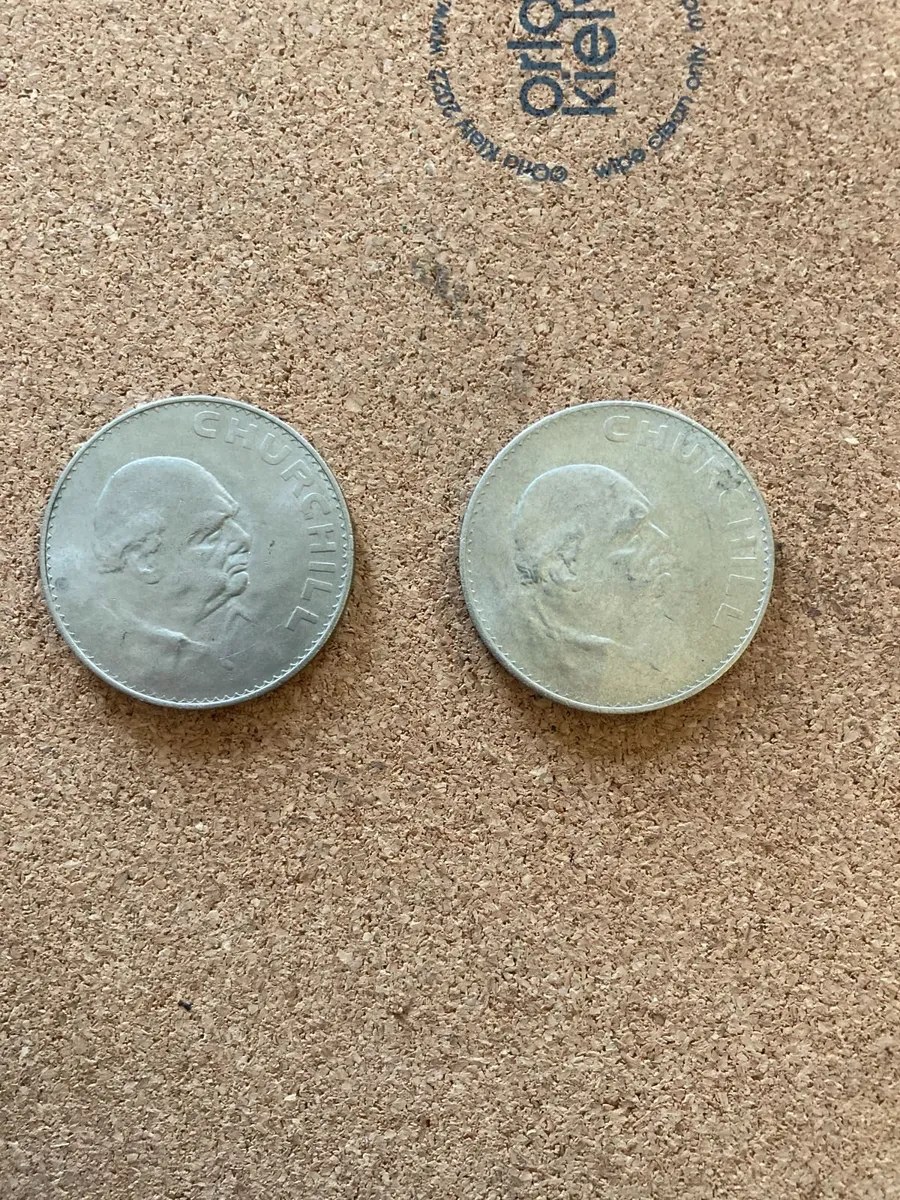 British Crown - Winston Churchill x 2 - Image 2