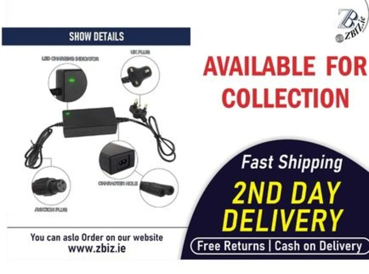 Scooter Charger Power Adapter for Multiple Devices - Image 1