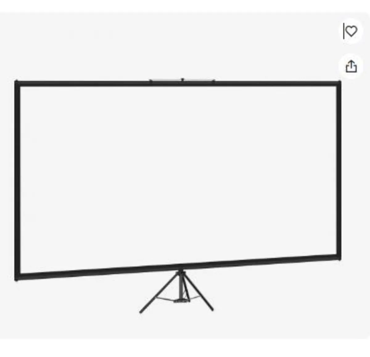Tripod Projector Screen with Stand 110inch - Image 4