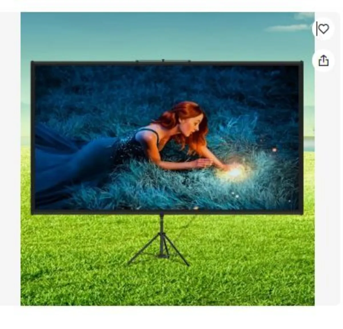 Tripod Projector Screen with Stand 110inch - Image 3