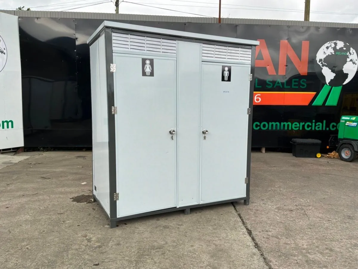 UNUSED DOUBLE TOILET CONTAINER CABIN....817m. - Image 3